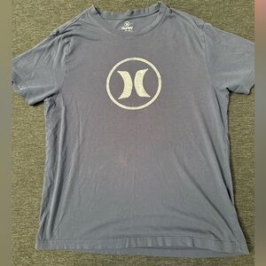 Hurley slightly faded soft high quality Blue Graphic T-Shirt for Men L